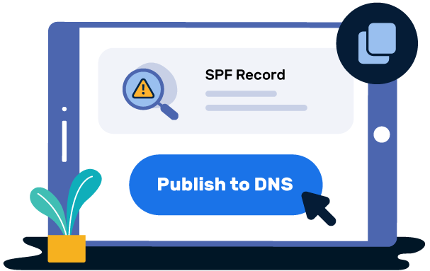 spf record publish to dns