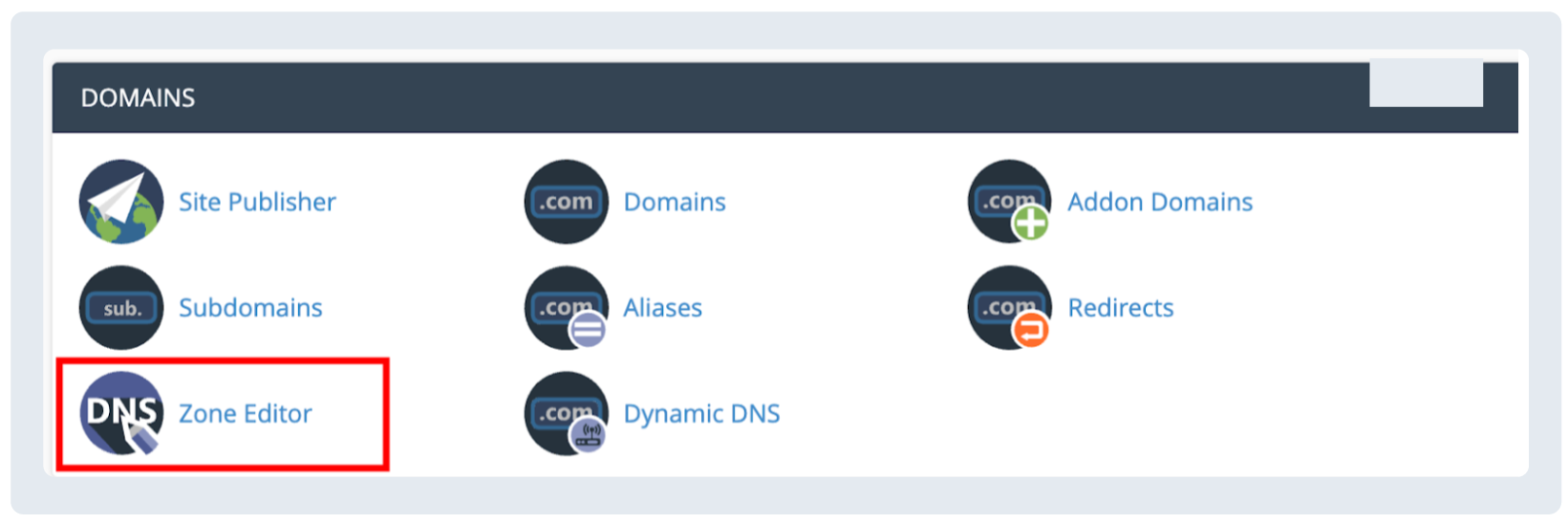 Click-on-DNS-Zone-Editor