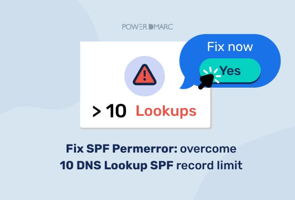 Fix SPF Permerror: Overcome SPF Too Many DNS Lookups Limit